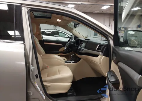 2014 Toyota Highlander Xle V6 from USA, damaged, VIN 5TDJKRFHXES041661